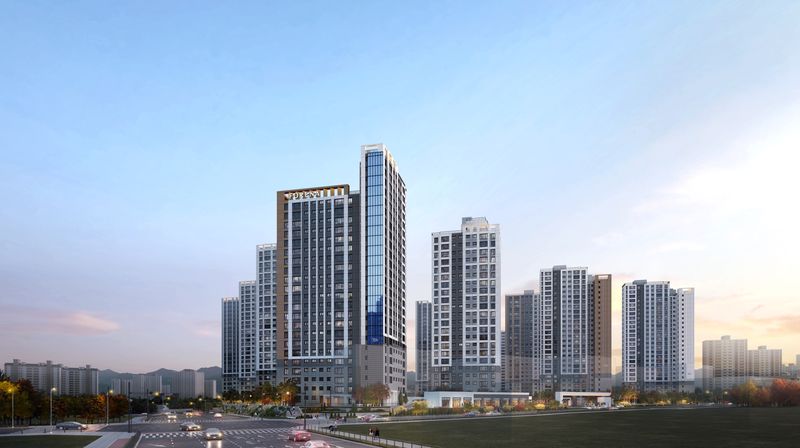 한화포레나 지제역 투시도. 한화 건설부문 제공