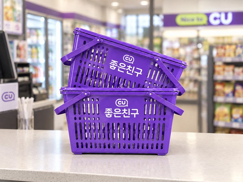 인공지능(AI)를 활용해 제작한 BGF리테일의 'SD CU 좋은친구' 폰트 관련 이미지. BGF리테일 제공