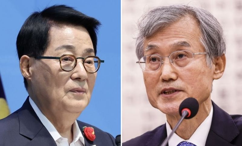 박지원 더불어민주당 의원(왼쪽), 조희대 대법원장/사진=뉴스1, 뉴시스