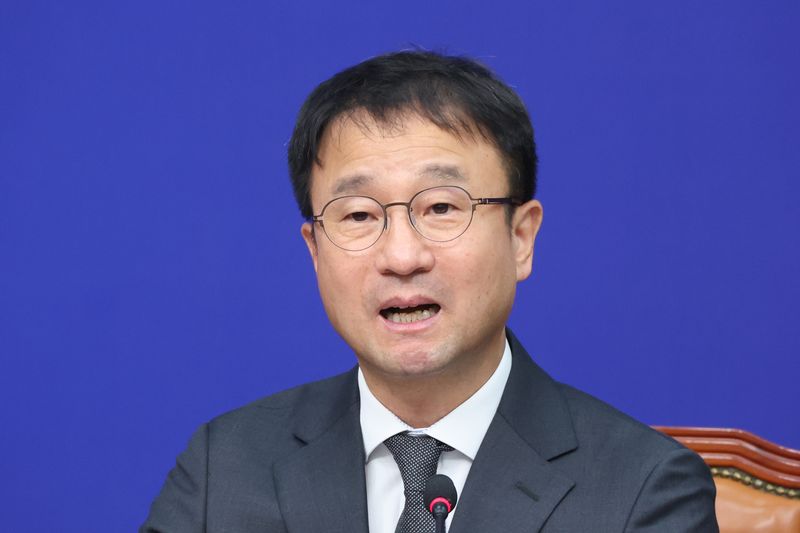 한병도 더불어민주당 원내대표가 7일 서울 여의도 국회에서 열린 최고위원회의에서 발언하고 있다. 2026.10.7 ⓒ 뉴스1 신웅수 기자
