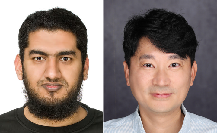 이번 연구의 제1저자인 Naeem Abbas 연구원과 교신저자인 유형 석 한양대 전파연구센터장(바이오메디컬공학과 교수).