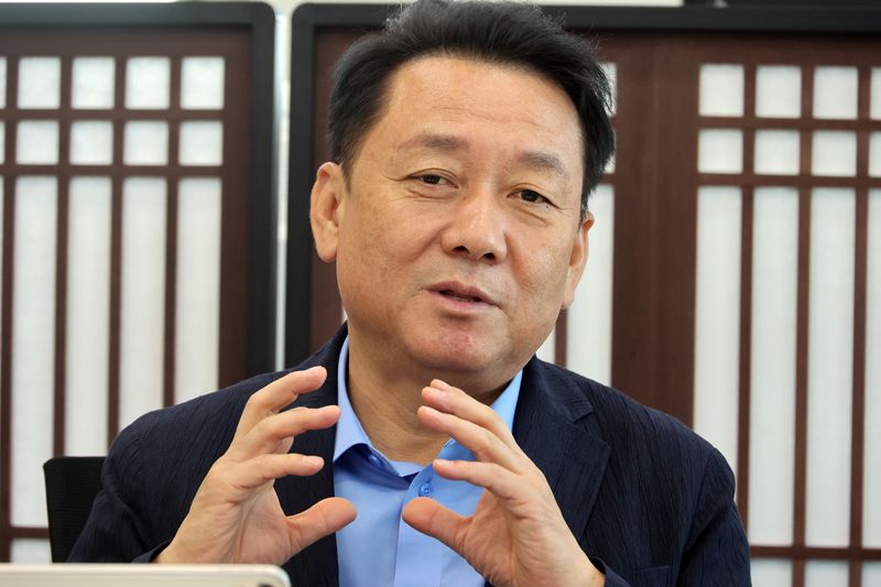 이광재 국회 예산결산특별위원장(더불어민주당)이 지난 7일 서울 여의도 국회에서 파이낸셜뉴스와 인터뷰하고 있다. 사진=박범준 기자