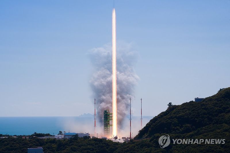 5차 발사, 우주 향하는 누리호 (출처=연합뉴스)