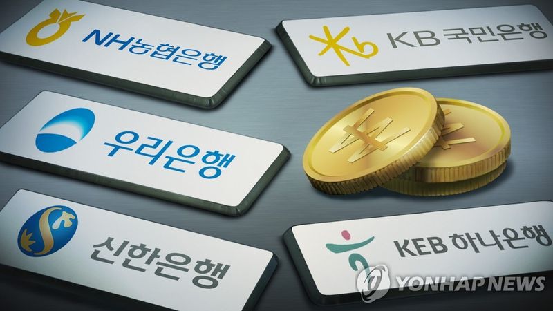 5대 시중은행 (PG) (출처=연합뉴스)