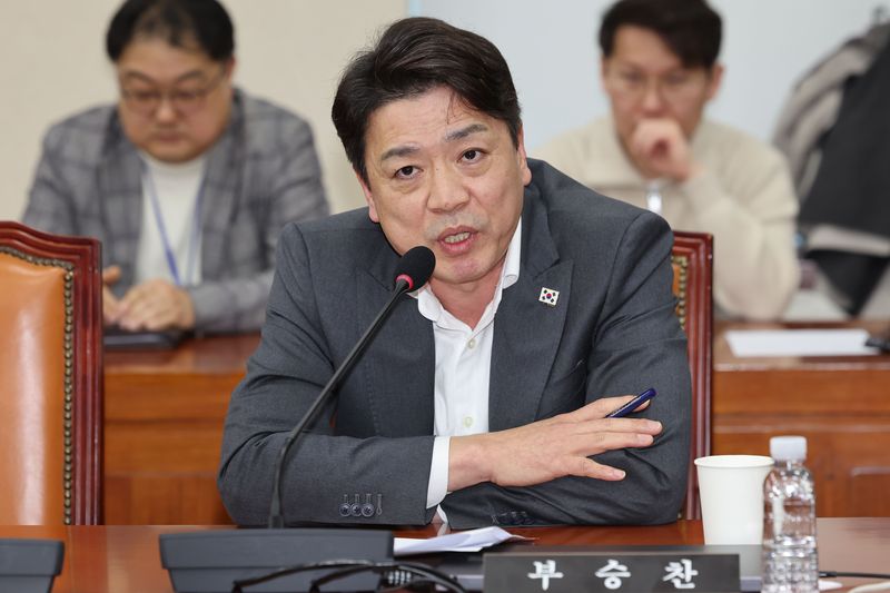 [서울=뉴시스] 권창회 기자 = 부승찬 더불어민주당 의원. 2025.02.17. kch0523@newsis.com