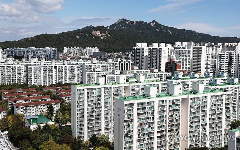 서울 아파트 매매가 0.12% 상승…강남3구·용산은 약세 지속 (출처=연합뉴스)