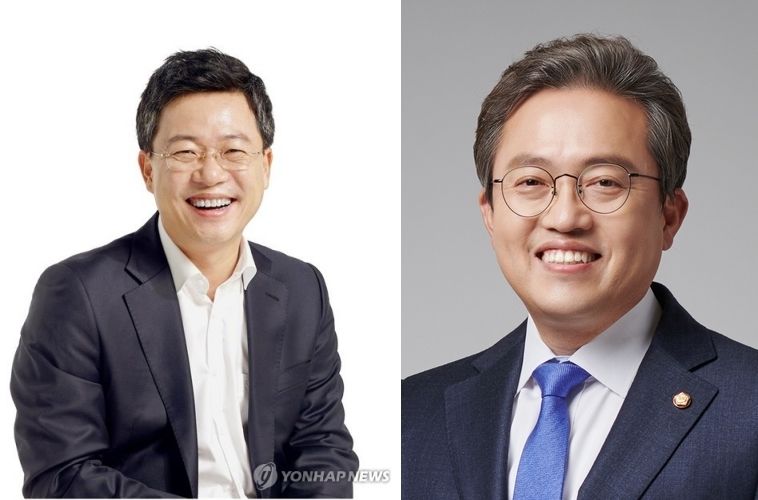 박정하(왼쪽)·송기헌 국회의원 (출처=연합뉴스)