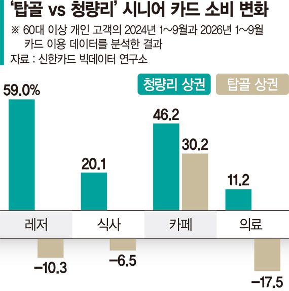"탑골 대신 청량리 갑니다" 확 바뀐 시니어 소비지도