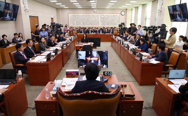 지난 8일 서울 여의도 국회에서 열린 법제사법위원회 국정감사. 뉴시스