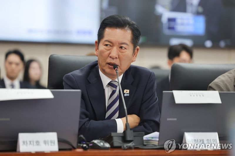 정청래 더불어민주당 의원. 연합뉴스