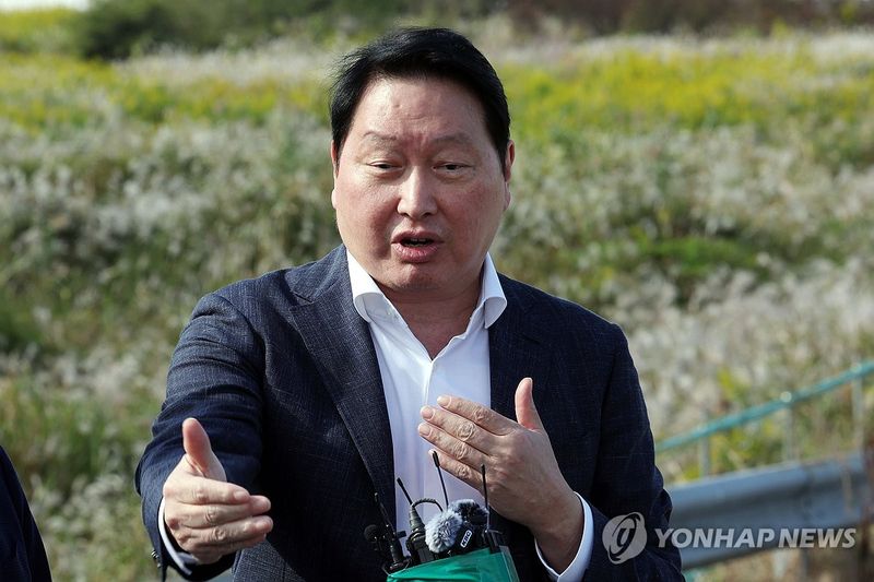 반도체 산단 발언하는 최태원 SK하이닉스 회장 (출처=연합뉴스)