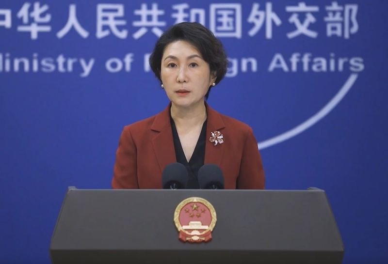 마오닝 중국 외교부 대변인.(중국 외교부 홈페이지 캡처)