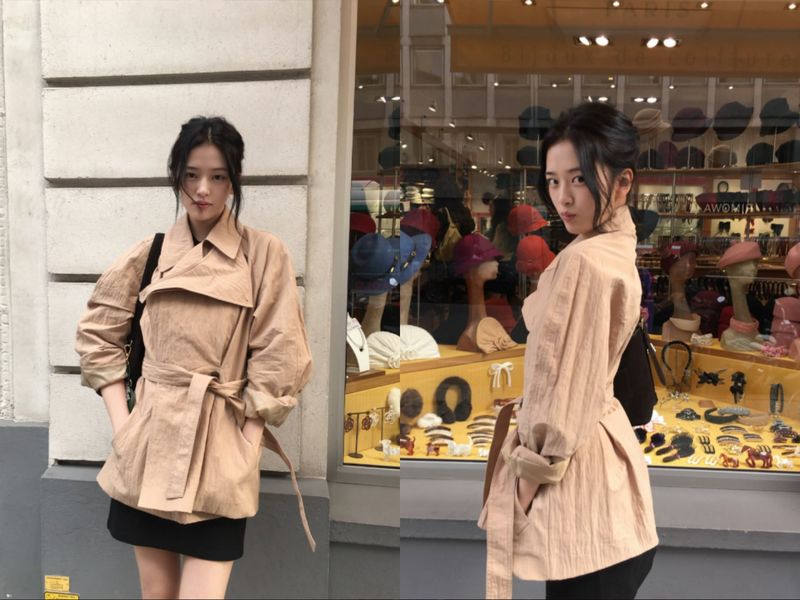 안유진, 파리서 늘씬한 몸매 뽐냈다…굶는 대신 '영양소' 기록?