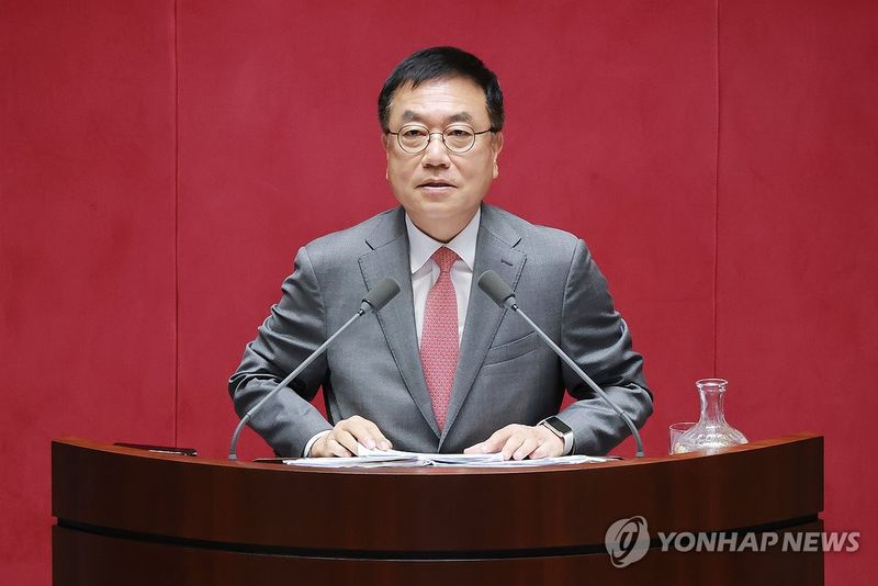 대정부질문 나선 국민의힘 서범수 의원 (출처=연합뉴스)