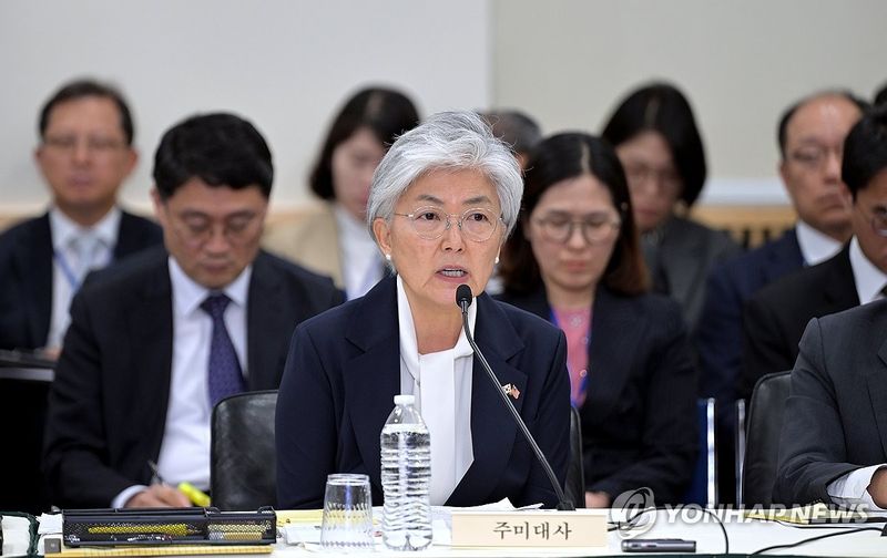 강경화 주미대사 국정감사 발언 (출처=연합뉴스)