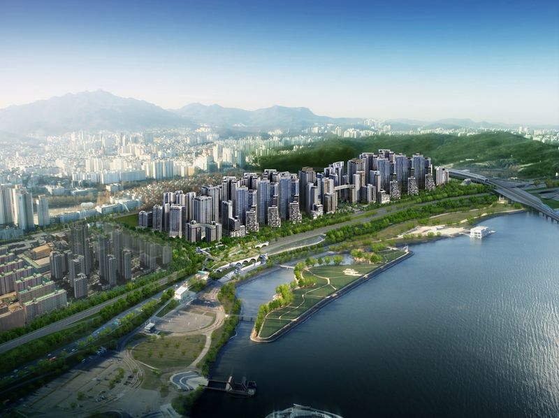 디에이치 반포124 조감도. 사진=현대건설 제공