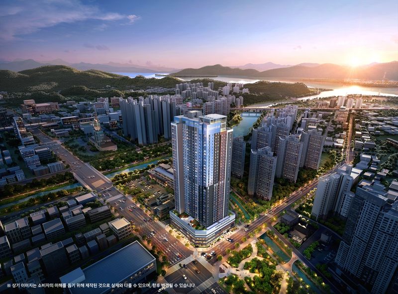 남춘천 센트레빌 조감도. 동부건설 제공