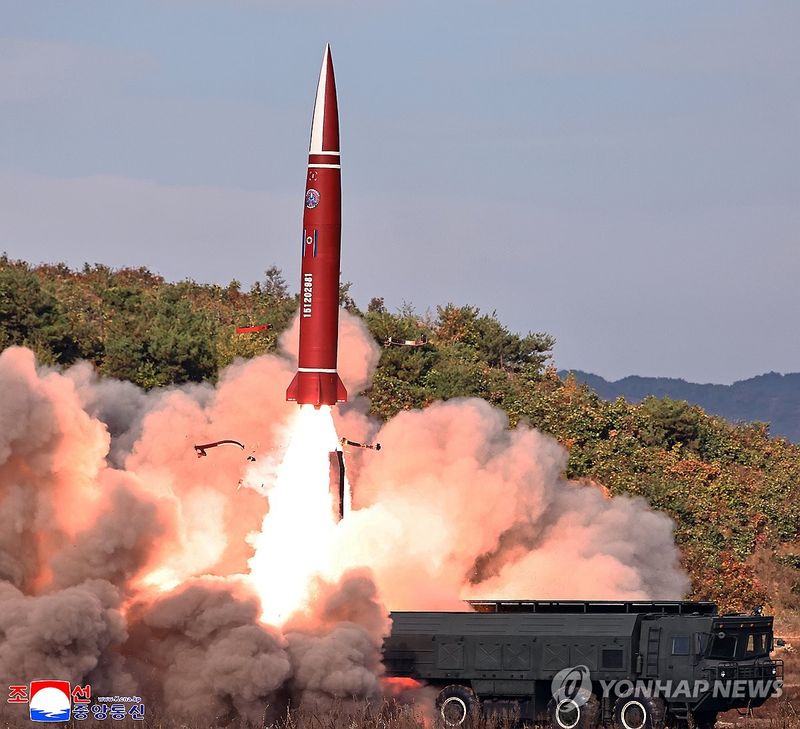 북한, 전술탄도미사일 시험발사 (출처=연합뉴스)
