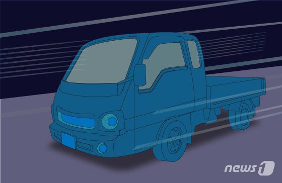인천 남동공단서 길 건너던 40대, 4.5톤 트럭에 치여 숨져
