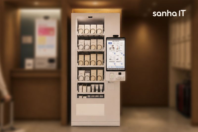스마트 어메니티 키오스크. 야놀자 제공