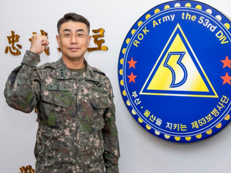 육군 53사단 감찰참모 김동연 중령. /사진=뉴시스