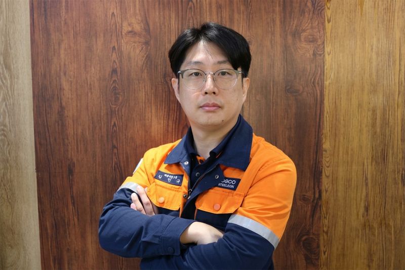 포스코스틸리온 제품개발그룹 컬러섹션 김인규 리더. 포스코 제공