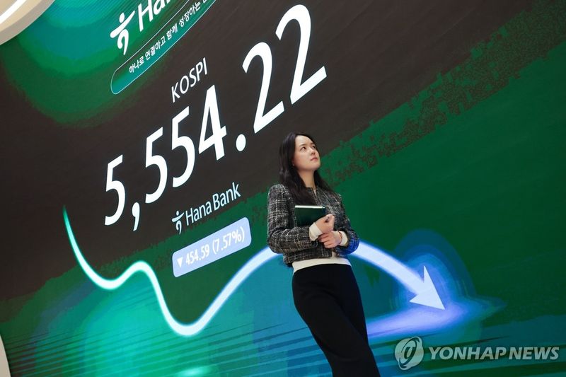 코스피 폭락 마감 (출처=연합뉴스)