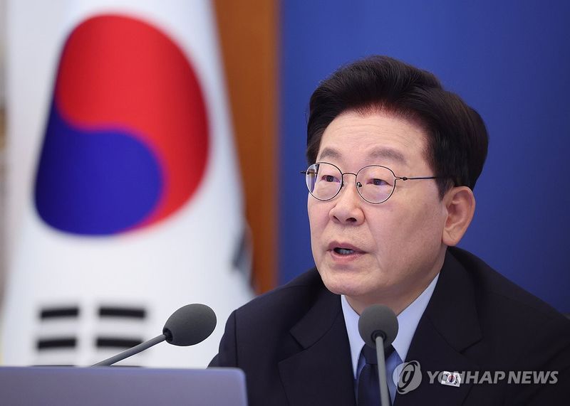 이재명 대통령, 수석보좌관회의 발언 (출처=연합뉴스)