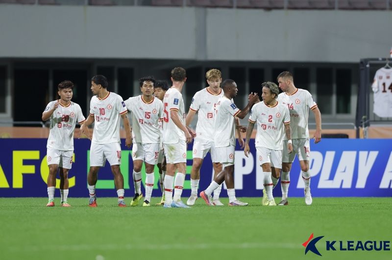 [서울=뉴시스]강원FC, ACL2서 프놈펜에 1-2 충격패. (사진=한국프로축구연맹 제공)