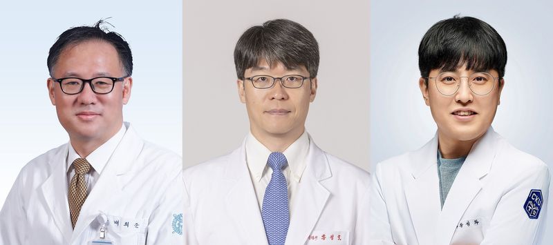 왼쪽부터 배희준 분당서울대병원 신경과 교수, 홍정호 계명대 동산병원 신경과 교수, 장성화 국제성모병원 신경과 교수. 분당서울대병원 제