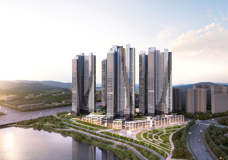 고양 장항 유보라 상업시설 조감도. 반도건설 제공