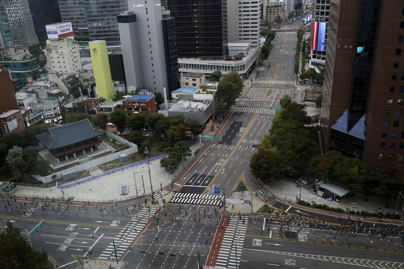 서울 시내 도심. 뉴스1화상