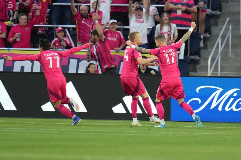[세인트루이스=AP/뉴시스] 미국 프로축구 메이저리그사커(MLS) 세인트루이스의 정상빈. 2026.05.13.