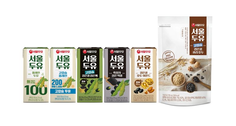 서울두유 라인업. 서울우유 제공