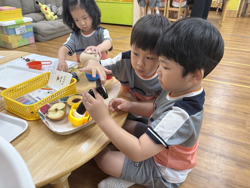 공립단설유치원 수업 모습. 뉴스1