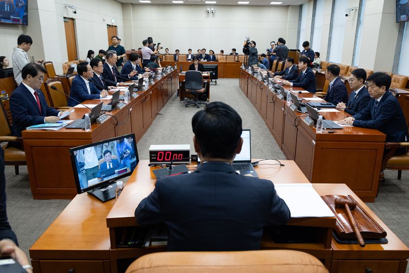 국회 재정경제기획위원회 전체회의 모습. 뉴스1