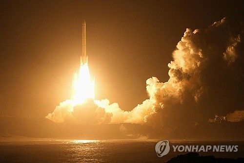 20일 화성탐사기 싣고 발사되는 H3 로켓.연합뉴스