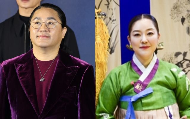 김한민 감독(왼쪽)과 이소영 명창 /사진=연합뉴스, 남원시 제공