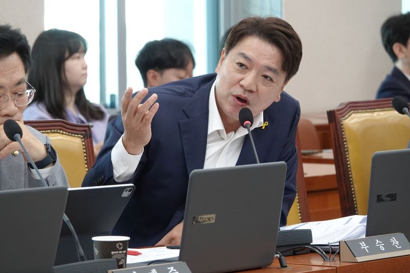 국회 국토교통위원회 소속 부승찬 더불어민주당 의원. 뉴시스