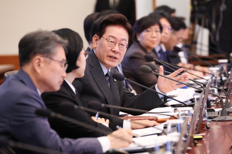 이재명 대통령이 지난 20일 청와대에서 열린 국무회의에서 발언하고 있다. (청와대통신사진기자단) 2026.10.20 ⓒ 뉴스1 허경 기자