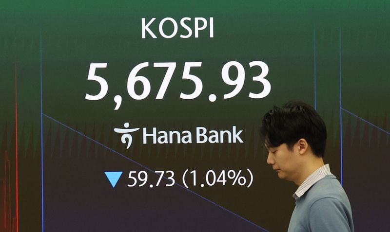 코스피, 약보합 출발 5700선 등락…외국인 순매수