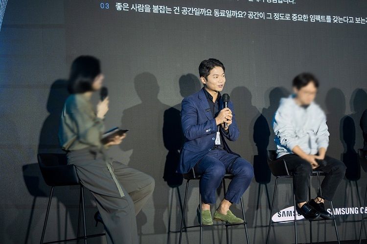 ▶패널 토크에 참여하고 있는 차상운 블루핀 대표[블루핀 제공]