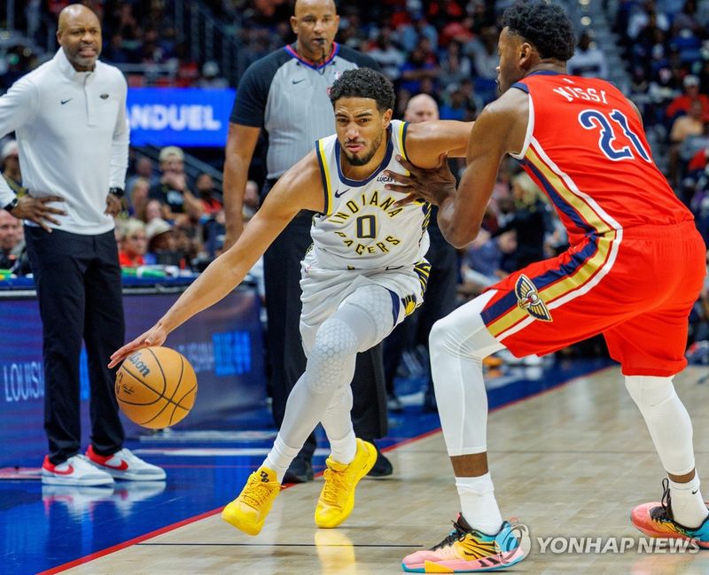 미국프로농구(NBA) 인디애나 페이서스의 타이리스 할리버튼 (출처=연합뉴스)