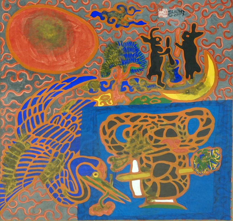 박생광 '이조'(1980)