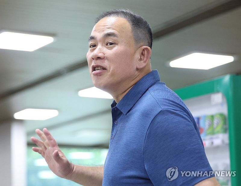 명태균, 증인 출석 (출처=연합뉴스)