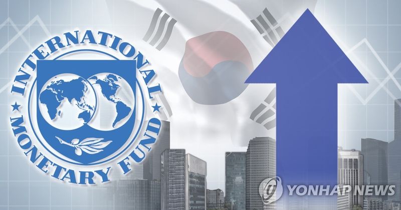 IMF 한국경제 상승 전망 (PG) (출처=연합뉴스)