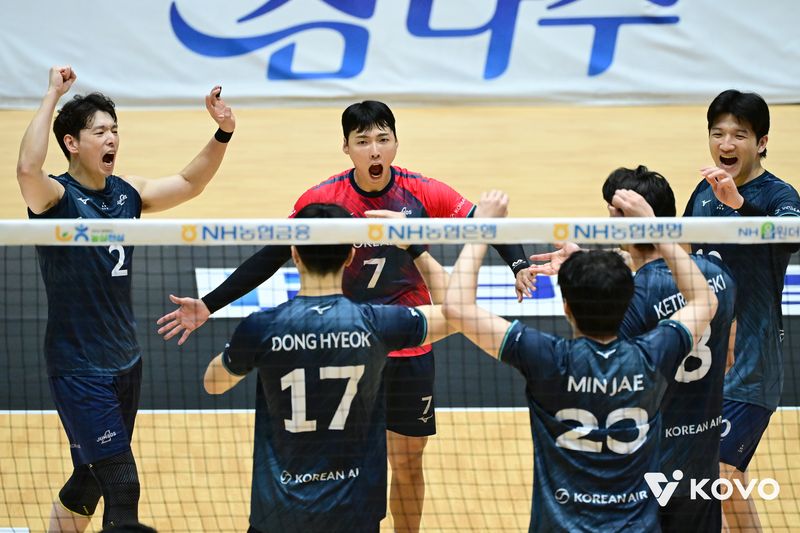 대한항공이 코보컵 우승을 차지했다. (KOVO 제공. 재판매 및 DB 금지)