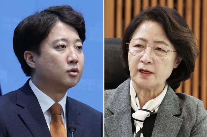 이준석 개혁신당 의원(왼쪽), 추미애 경기도지사./사진=뉴스1, 연합뉴스