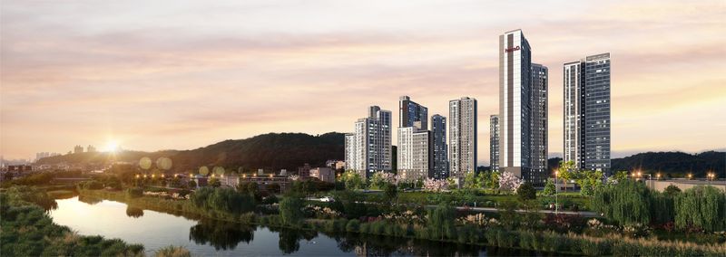 대전 가오동 1구역 재건축 사업 투시도. 대보건설 제공