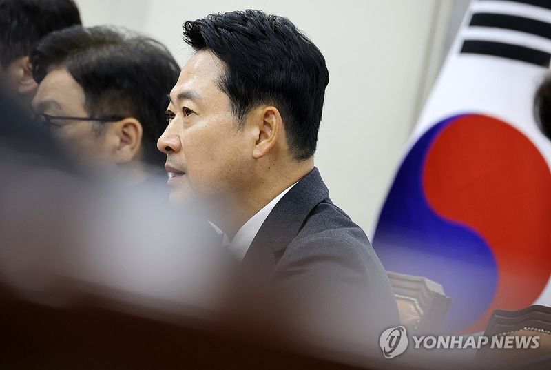최고위원회의 발언하는 장동혁 대표 (출처=연합뉴스)